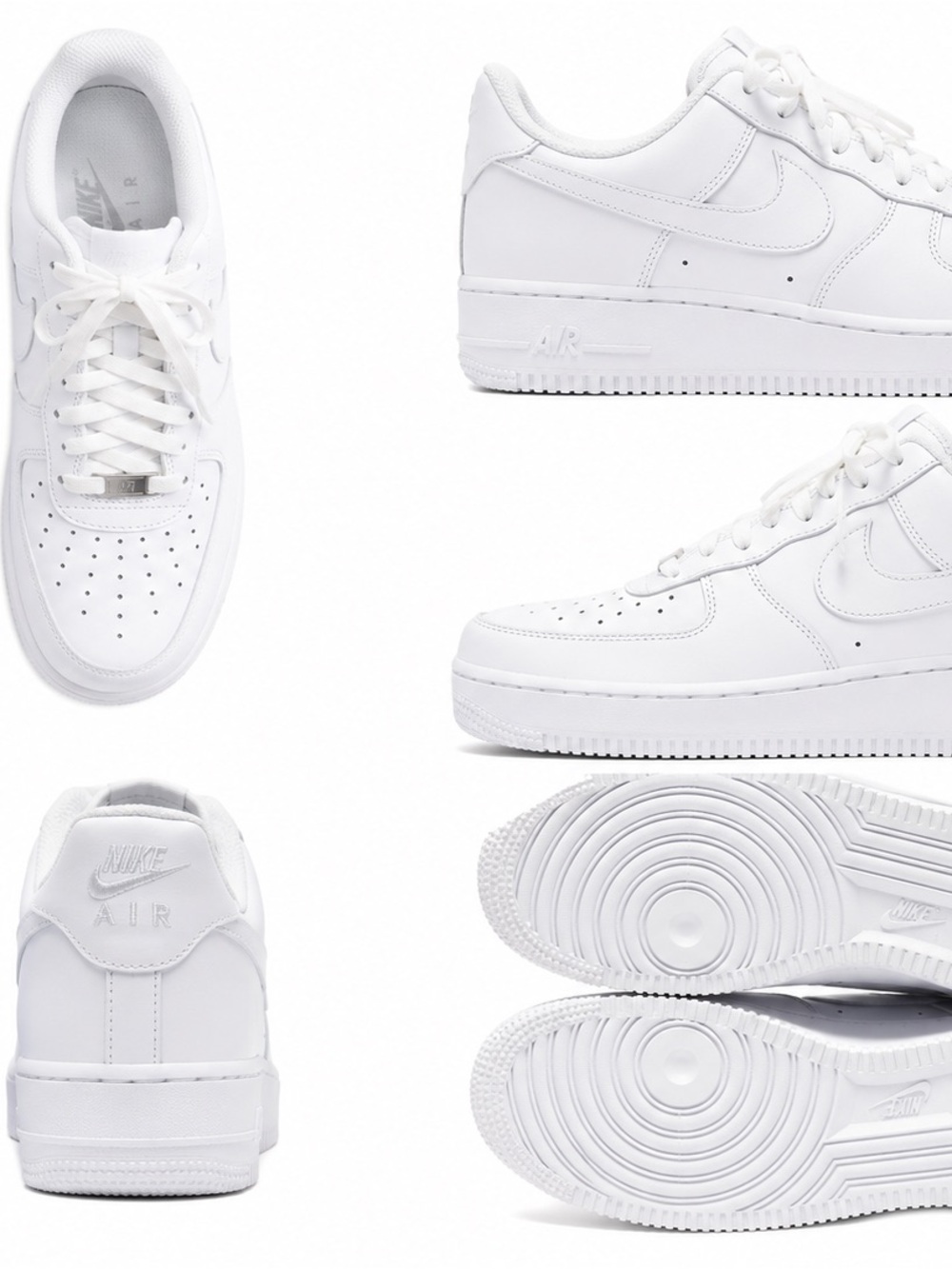 Nike Air Force 1 All-White Low Top Sneakers CW2288-111